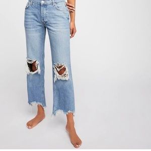 Free People Maggie Mid Rise jeans